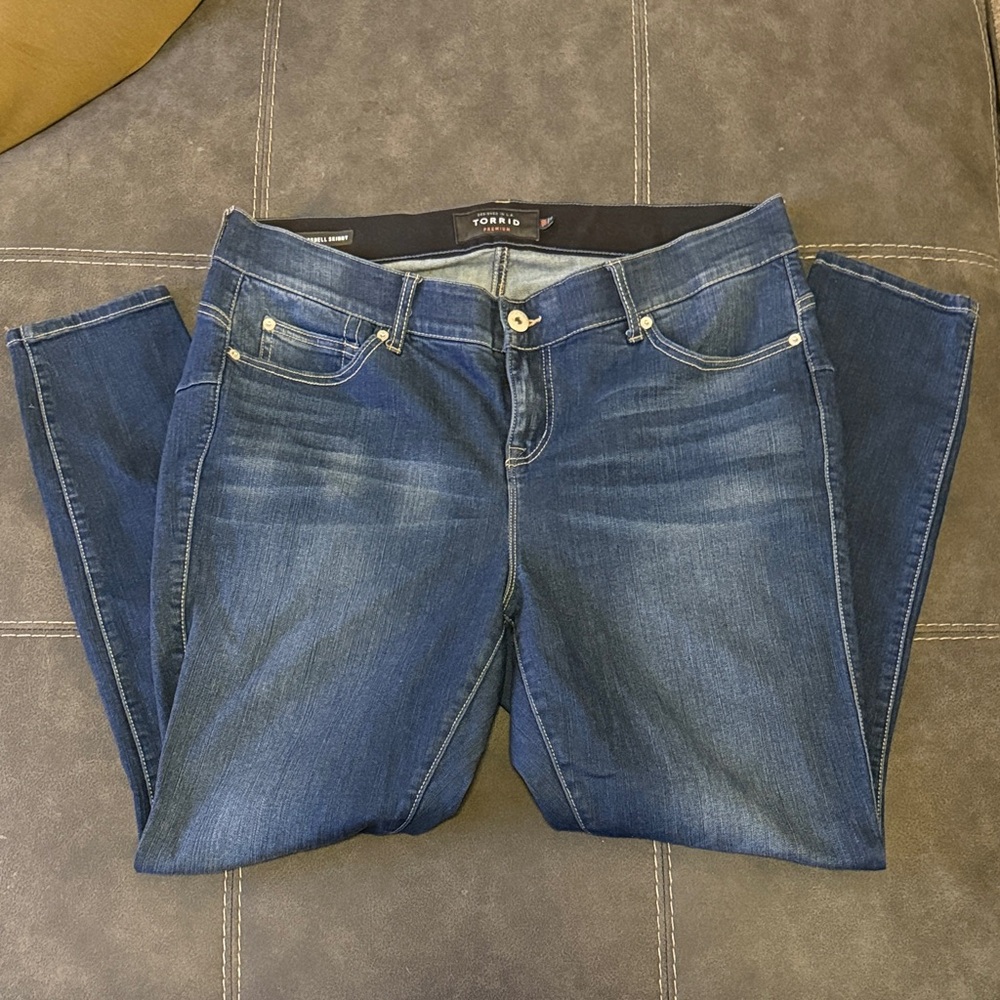 Torrid Women's Bombshell Skinny Blue Jeans